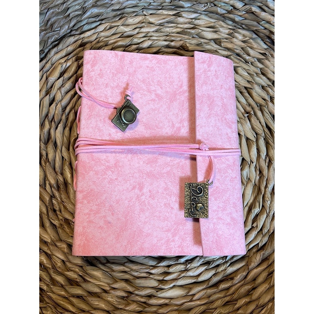 Junk Journal Book Vintage Style‎ Leather Binder Book
